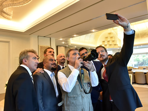 Türkiye Foto Muhabirleri Derneği'nden 11. Cumhurbaşkanı Abdullah Gül'e Ziyaret